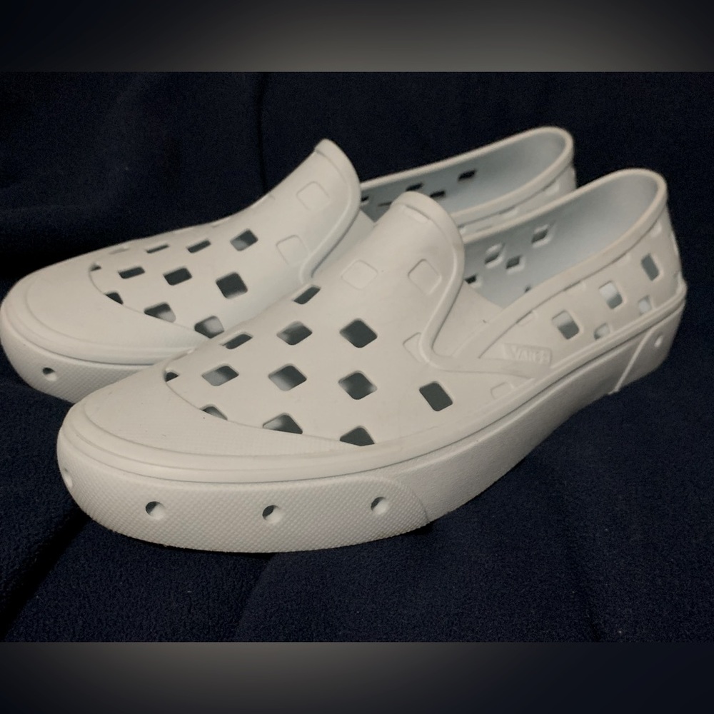 Vans TRK slip on water shoes light blue